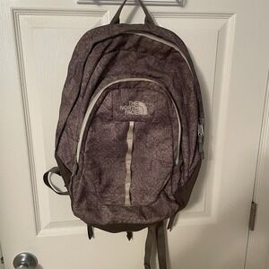 The North Face Vault Backpack Book Bag Tan Beige Gray School Camping Travel
